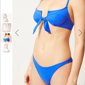 Solid & Striped Zoey Baltimora Bikini Set Bow Tie